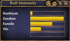 Buff Immunity Timers/Notification(JCap/Gravitas)